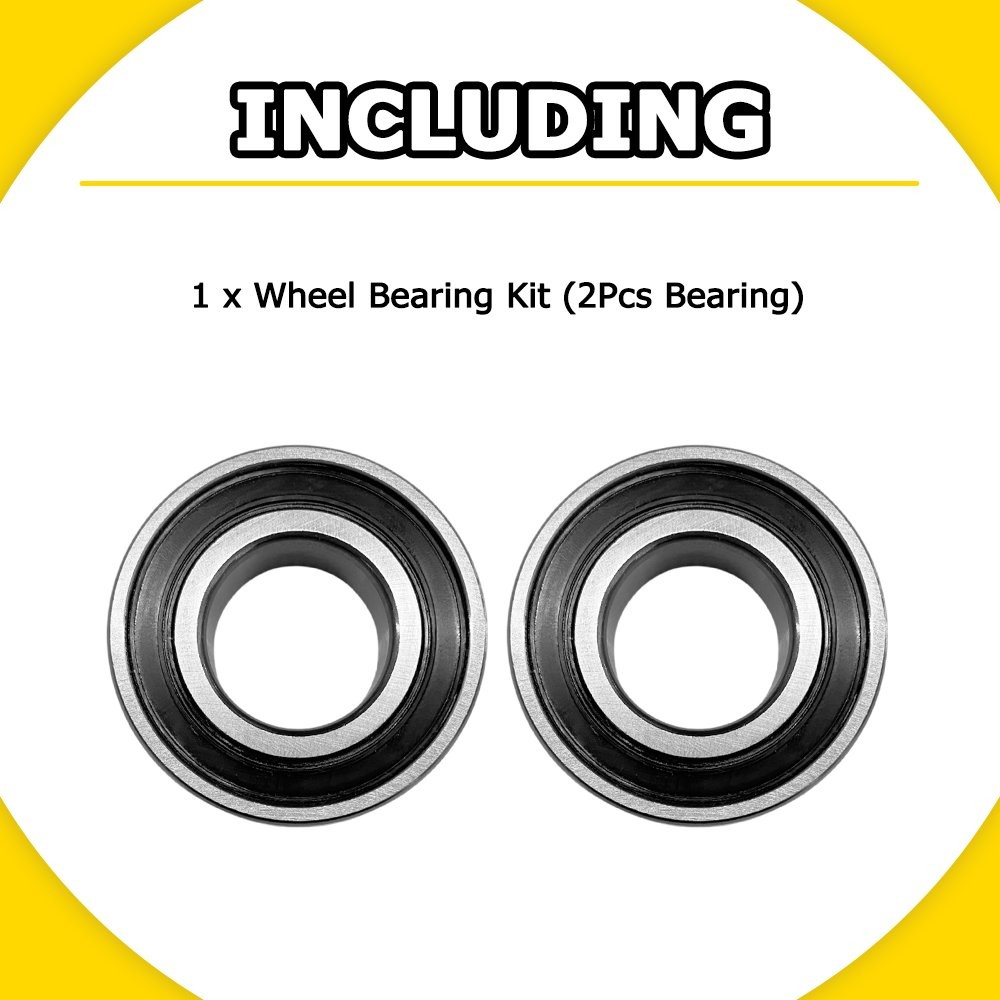 For Harley-Davidson 2008-Up Touring 25mm NON ABS Wheel Bearing 9276B Silver New
