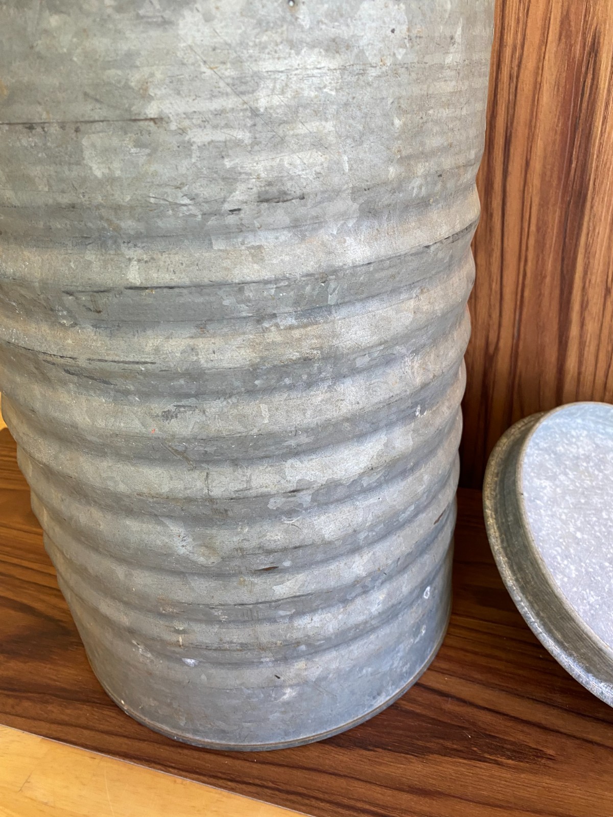 WOW NO SPOUT RARE Igloo Galvanized Metal 3 Gallon Vtg Cooler Water Dispenser Jug