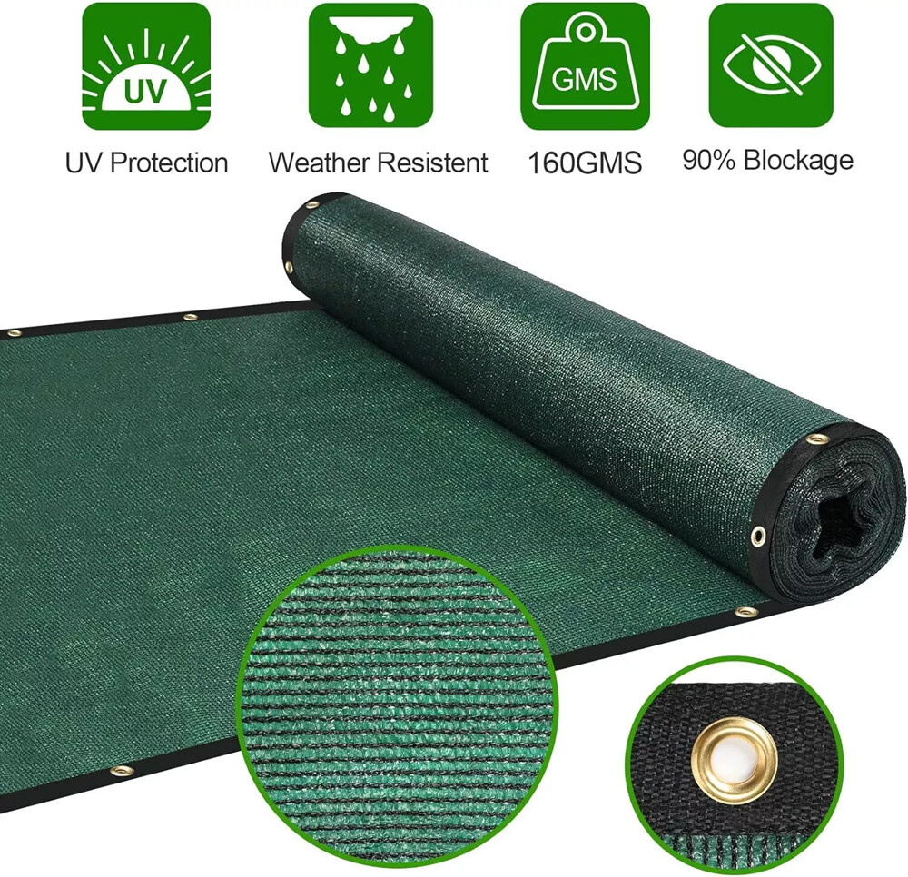 6 X 50ft Privacy Fence Cover Screen Fencing Mesh Shade Net Cover for Garden Yard
