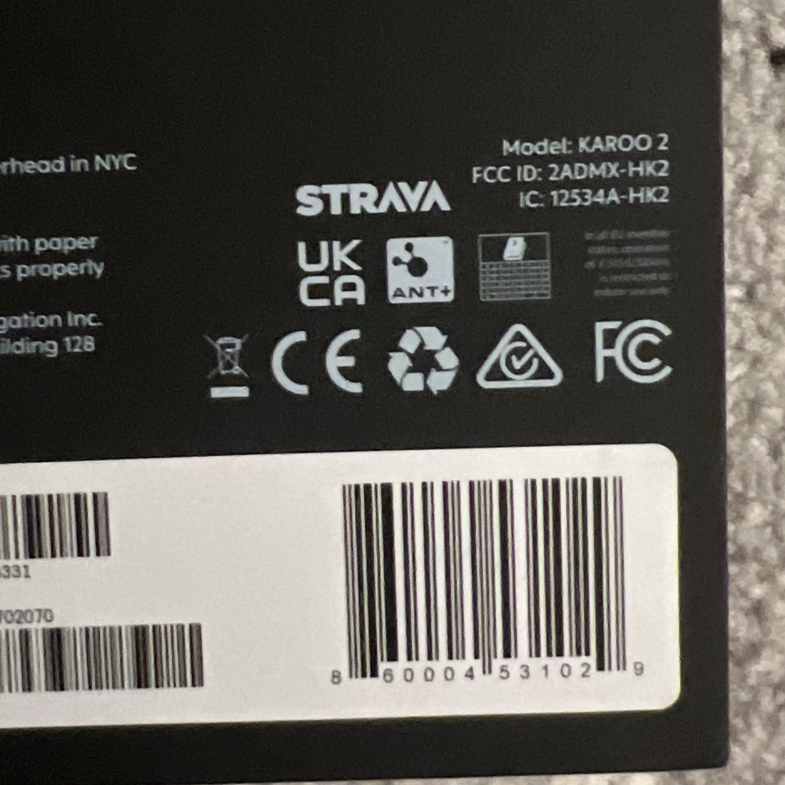 Hammerhead Karoo 2 GPS Bike Computer Touch Screen Music Bright Big Screen FREE S