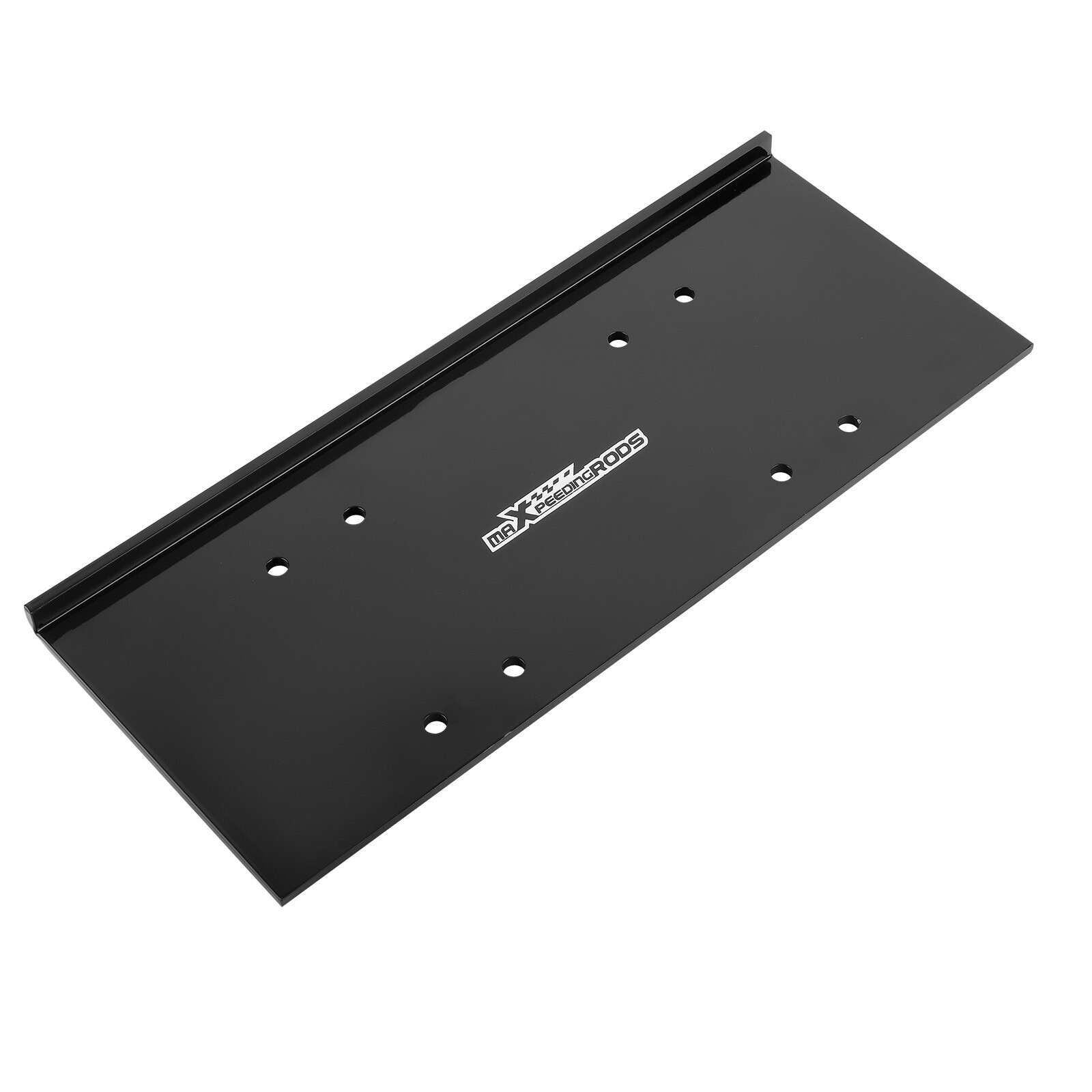 Winch Mount Plate Kit For Trailer Floor For 10k Pounds Satin Black Powder Coated