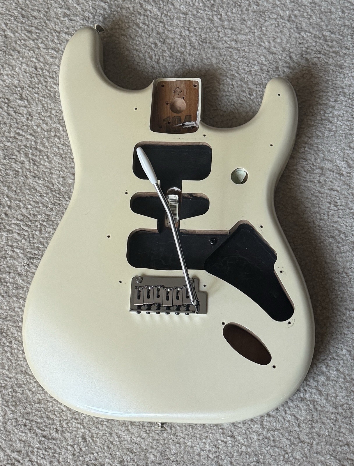 2021 Fender® Player Plus Olympic Pearl Stratocaster Body Minor Cosmetic Damages