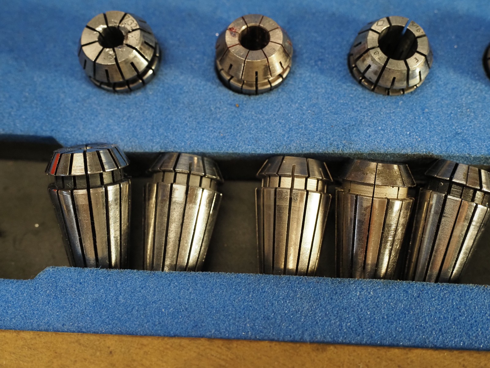 ER16 collet set with ETM box and wrench