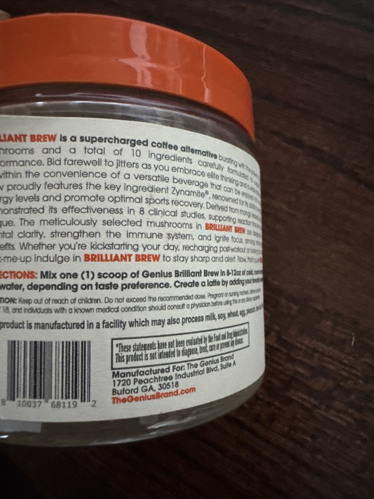 Brilliant Brew, Coffee Alternative, Salted Caramel, 5 oz (141 g). New Sealed.