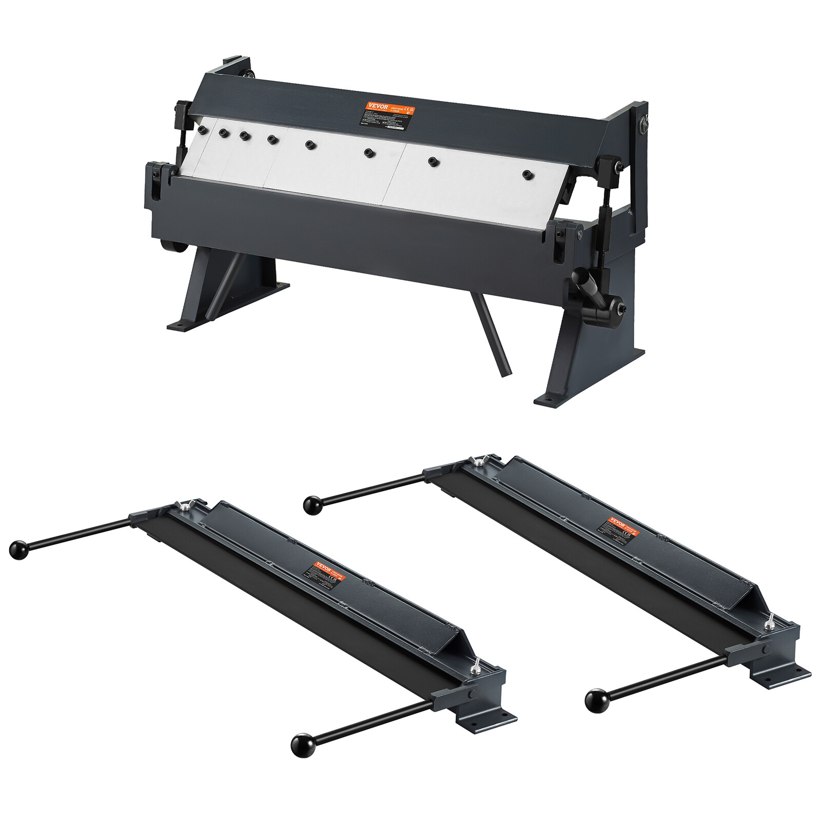 VEVOR 24/36/48 in Box And Pan Brake Sheet Metal Bender 0-130° Bending 14 Gauge