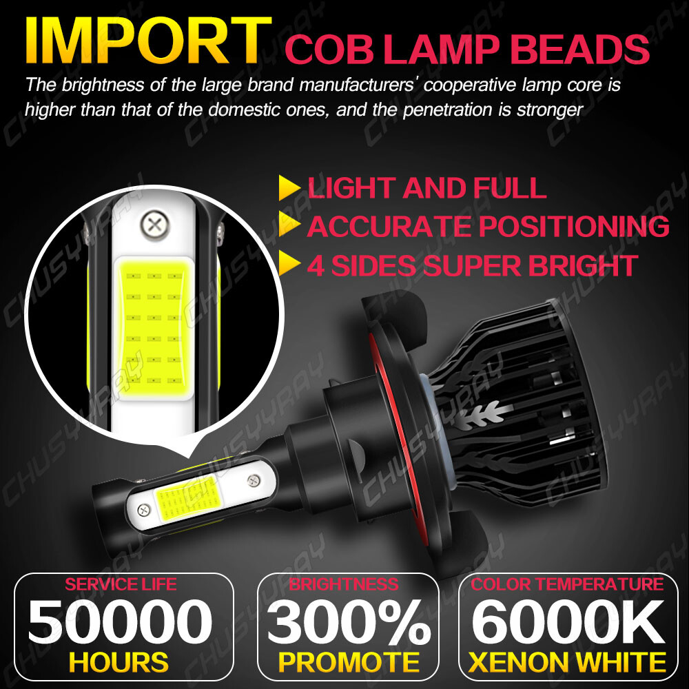 For Ski Doo Gen 4 900 (All Models) 2019-2022 Skidoo Gen4 LED Headlight Bulbs 2x