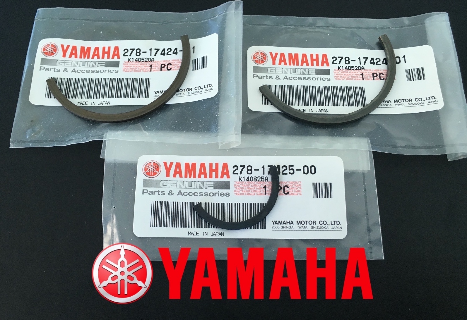 New OEM Yamaha Banshee crankcase  cranckshaft  cases circlip bearings retainers
