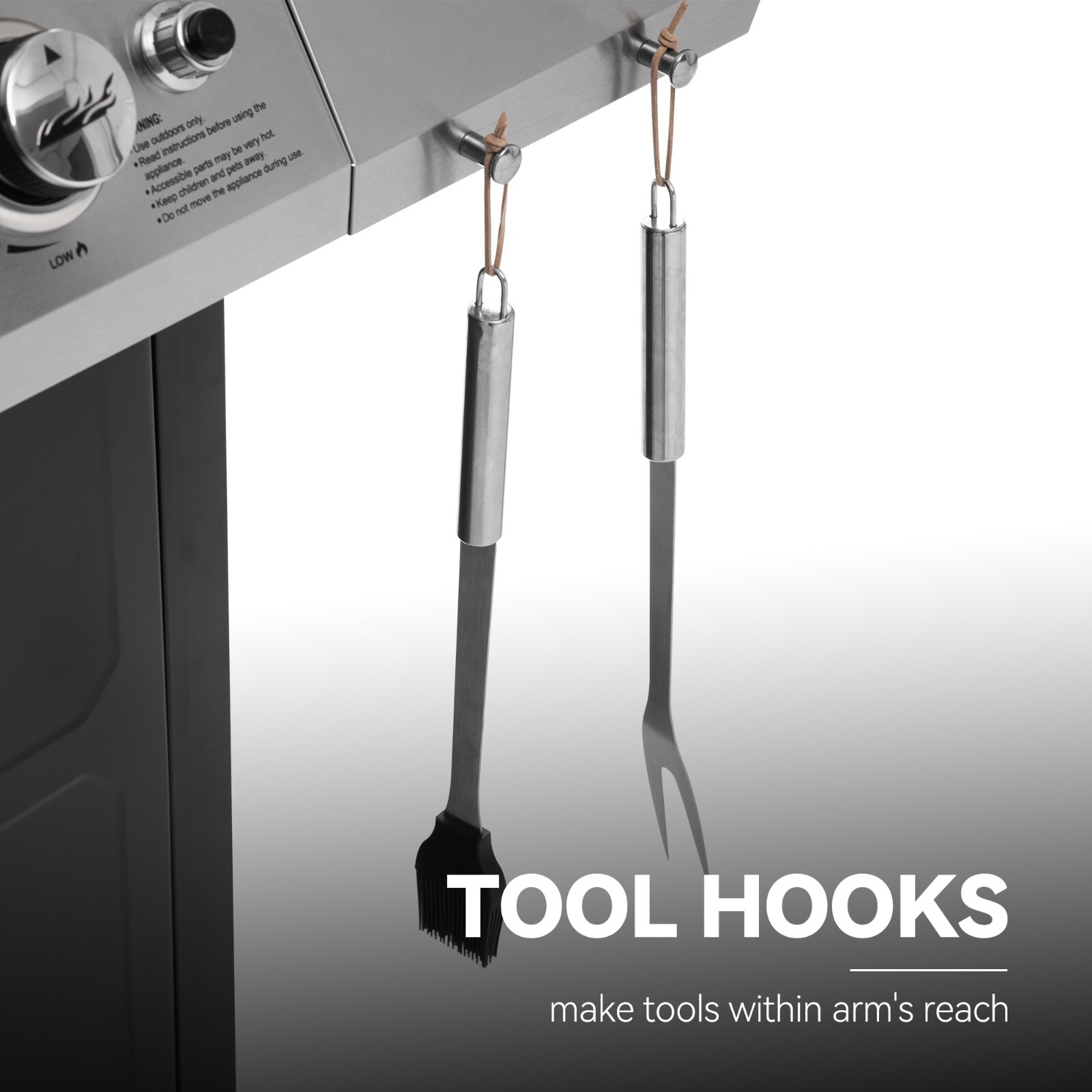 Royal Gourmet 4-Burner Propane Gas Grill with Stainless Steel Upper Lid Outdoor