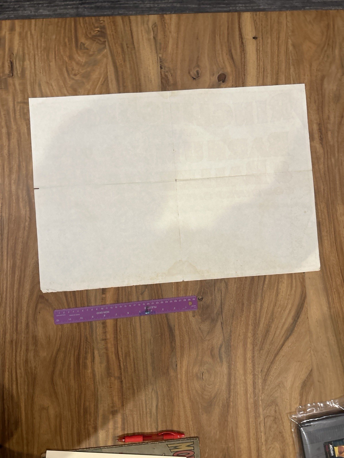 Vintage Ringling Bros Barnum Bailey Clown Poster Combined Shows 24x17