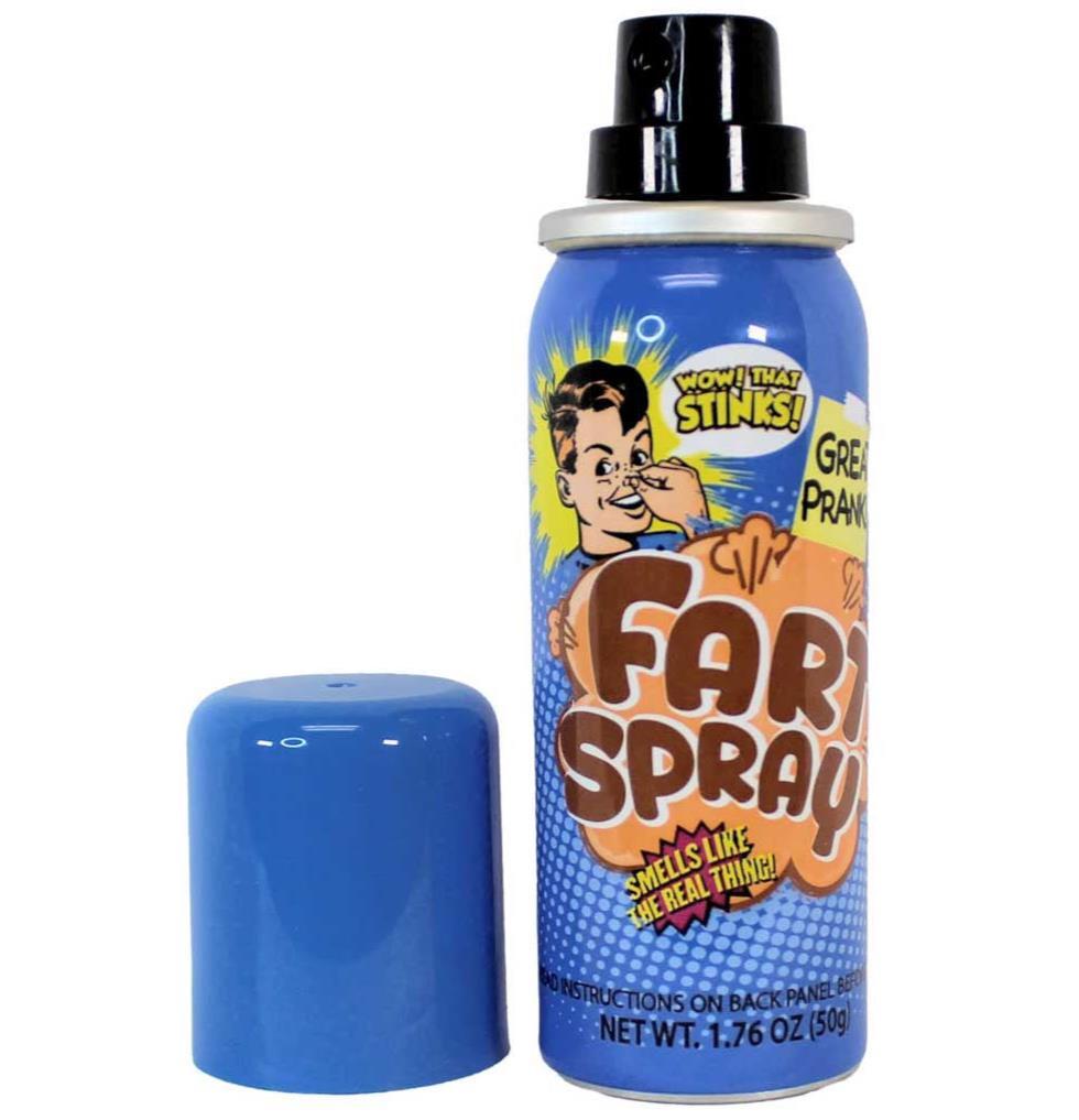 6 LARGE FART SPRAY CANS - GaG Liquid Stinky Poop Ass Turd Vomit Puke Stink Prank