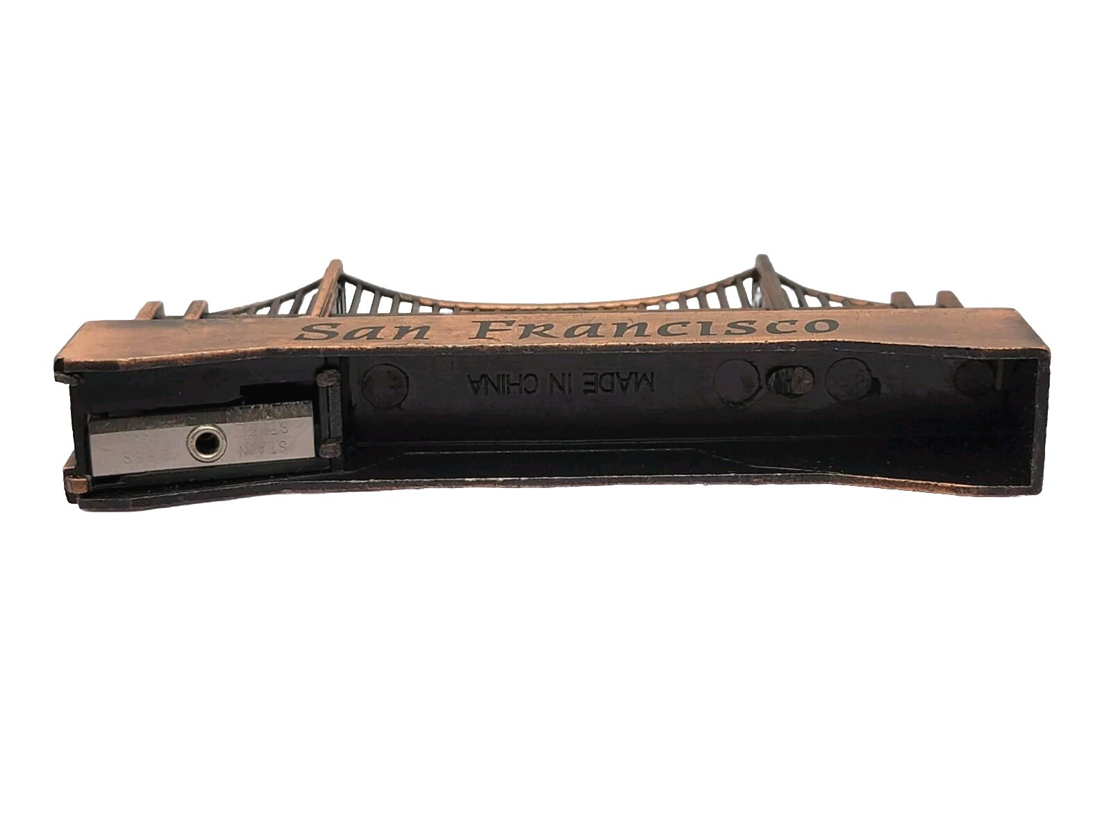 San Francisco Golden Gate Bridge Pencil Sharpener Miniature Die Cast Souvenir