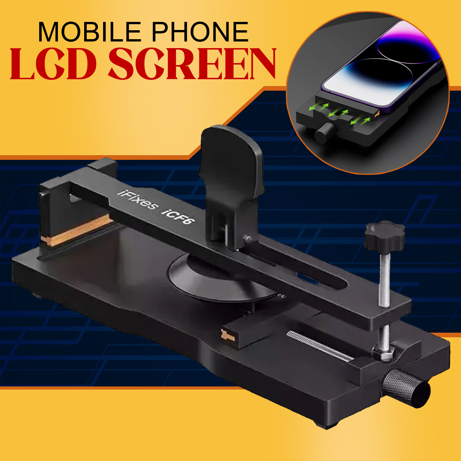 Mobile Phone Screen Separator Free Heating LCD Screen Quick Removal Tools