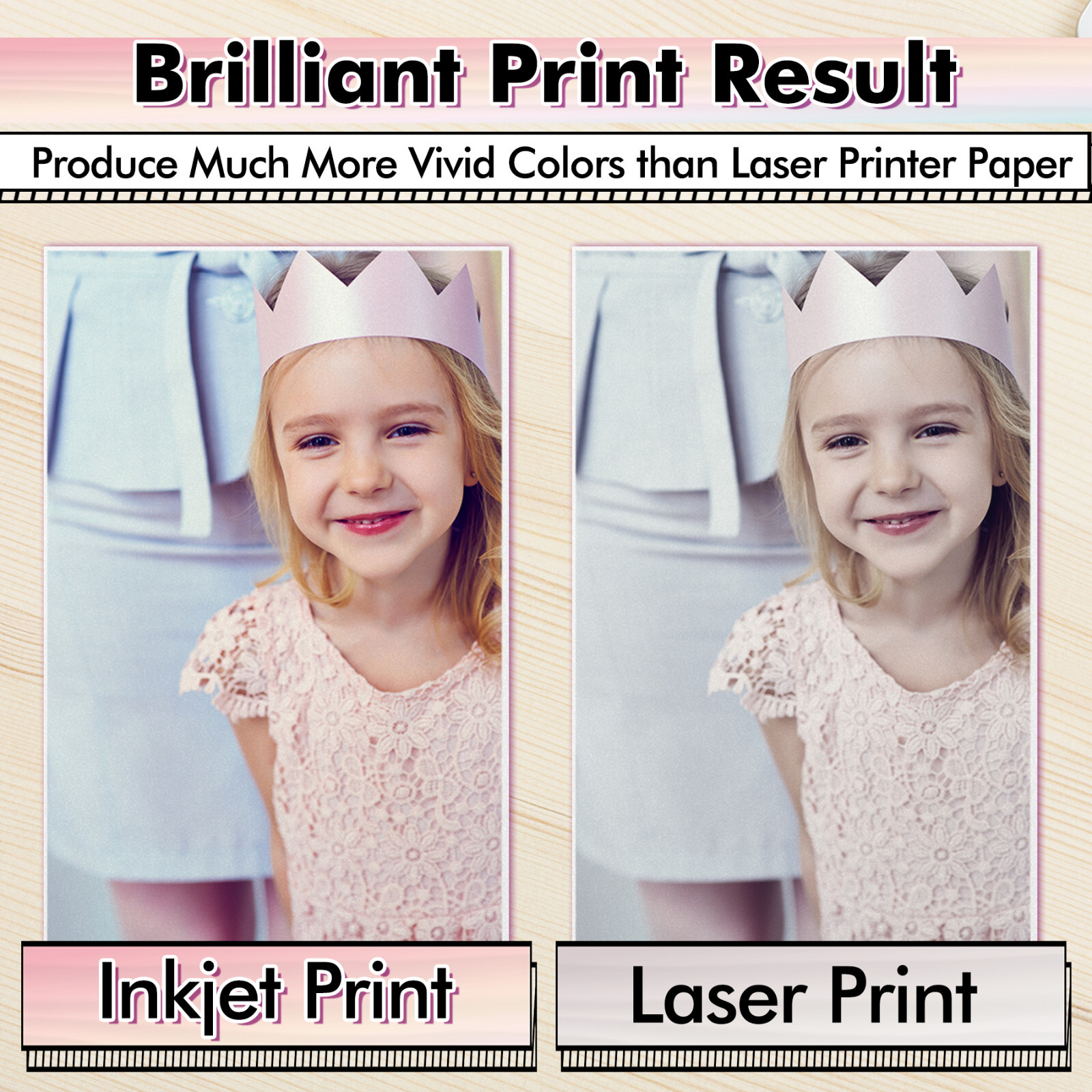 Koala Waterproof Printer Paper 8.5x11 Matte White Inkjet Printable Vinyl Sheets