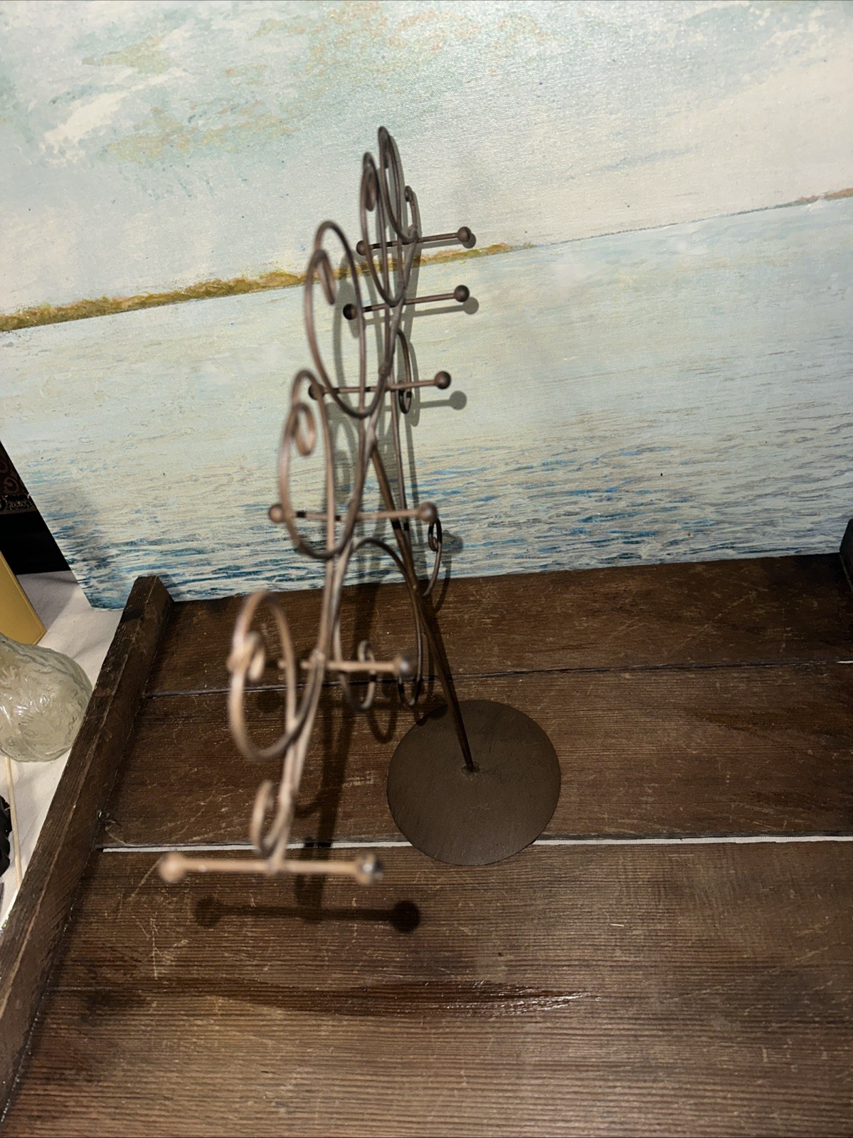 Store Display Fixtures 12 PEG BOUTIQUE STYLE DISPLAY STAND ADJUSTABLE