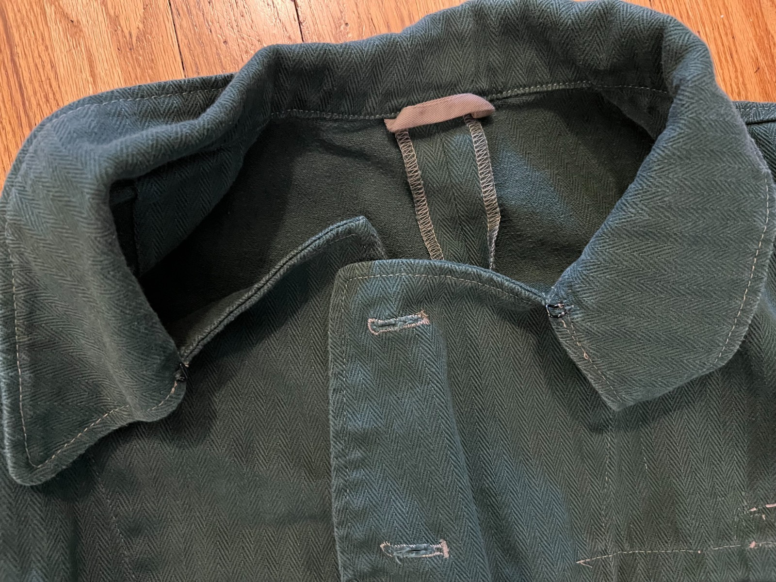 WWII German Heer Panzer Summer Wrap Large/XL Green Cotton Twill Reproduction?