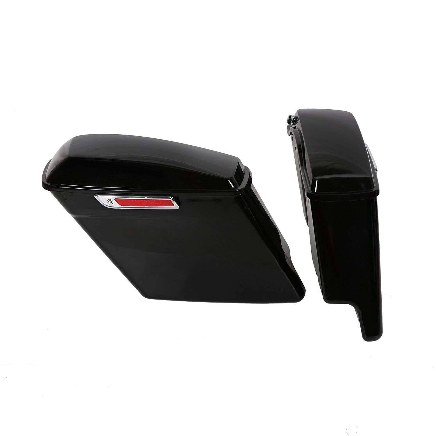 5" Stretched Extended Hard Saddle Bags For Harley Touring Road Glide 2014-2023