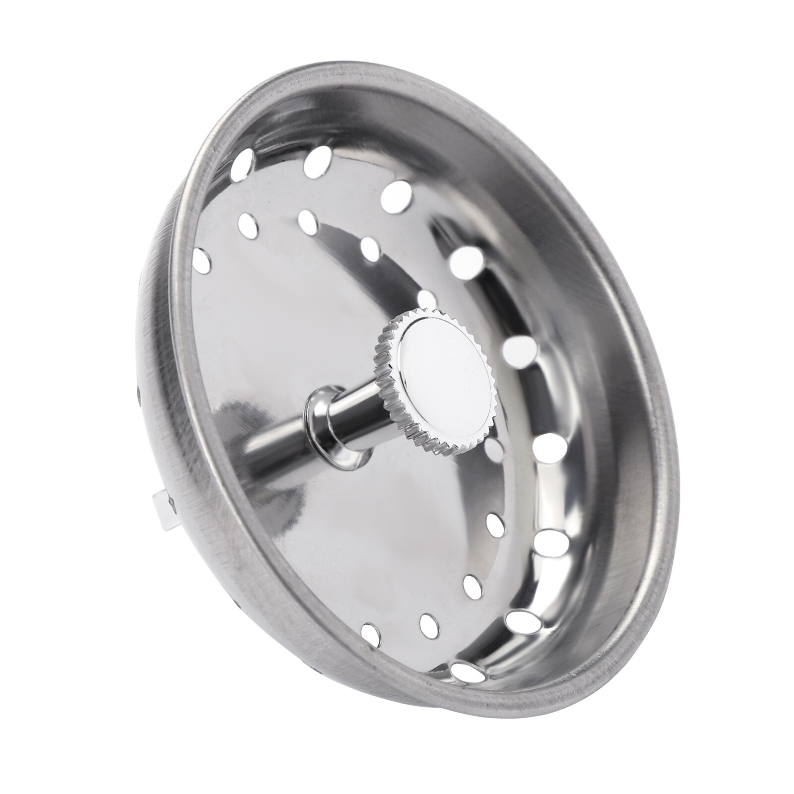 Stainless Steel Home Kitchen Sink Drain Stopper Basket Strainer Waste Plug Lot