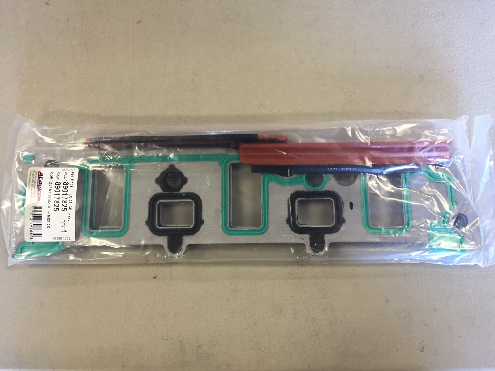 GM OE 89017825 Lower Aluminum Intake Manifold Gasket Set 3800 3.8L 1997-08