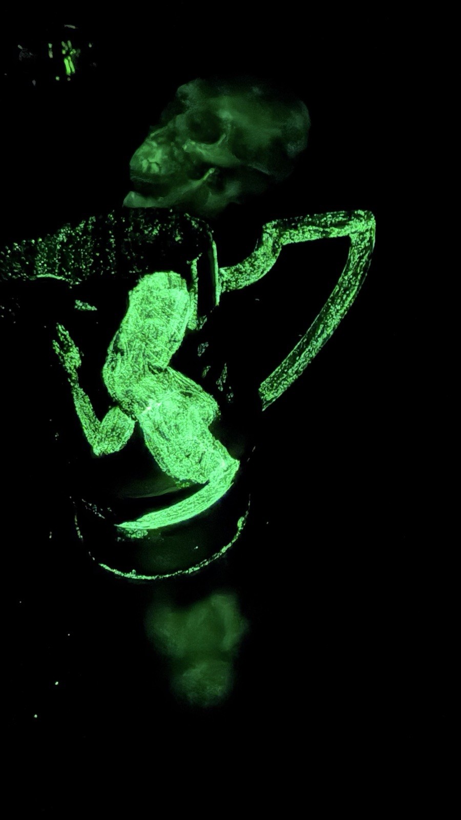 Glowing Bronze Vessel With Winged Beings From Tula Hidalgo Ojuelos