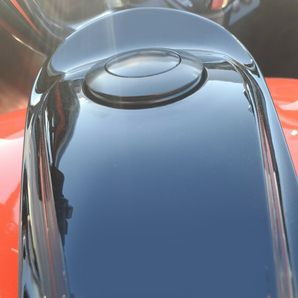 Dash Fuel Console+Gas Tank Cap Cover For Harley Electra Road Glide Touring 08-22