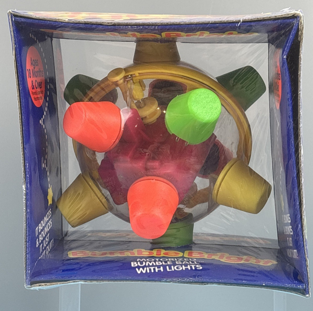 Vintage 1995 ERTL Motorized Bumble Bright New Sealed Classic Toy! Clear NIB!