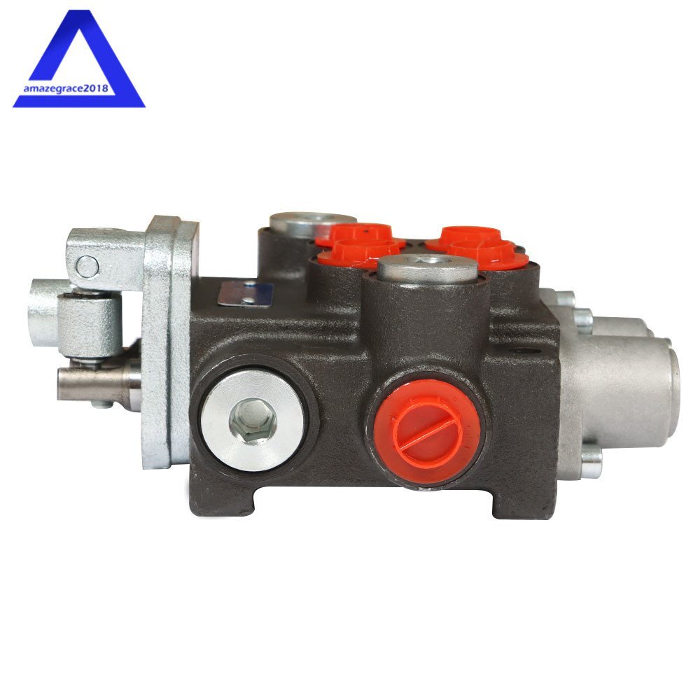 2 Spool 11GPM Hydraulic Control Valve Double Acting Tractor Loader W/Joystick