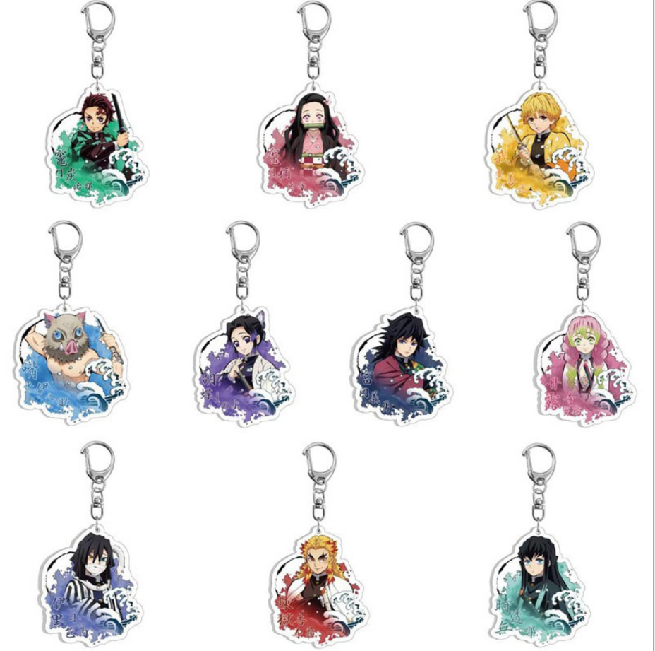 Demon Slayer: Kimetsu no Yaiba Anime Acrylic Keychain free shipping over $9