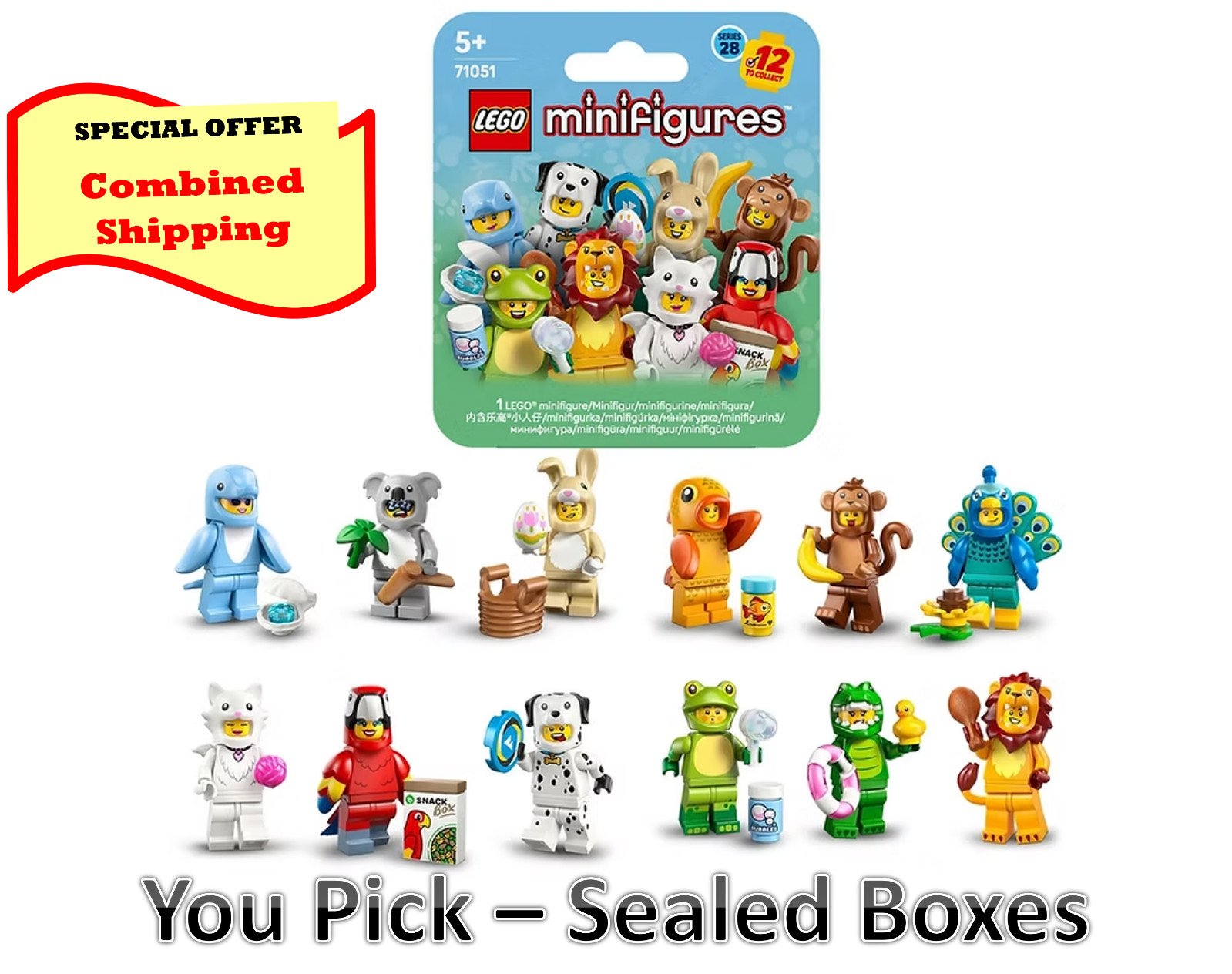 Lego Minifigures Series 28 - UNOPENED - You Pick 71051