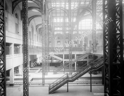 1910-15 Interior, Penn Station, New York  Old Photo 8.5" x 11" Reprint