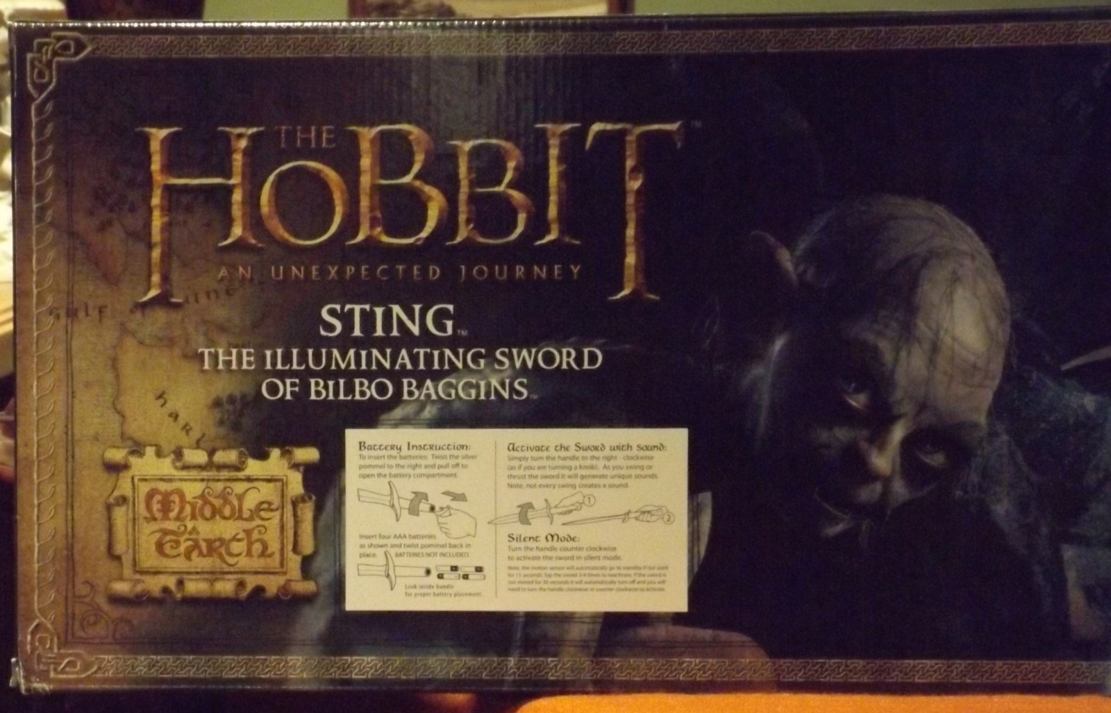 Noble Collection The Hobbit Sting Replica Illuminating Sword