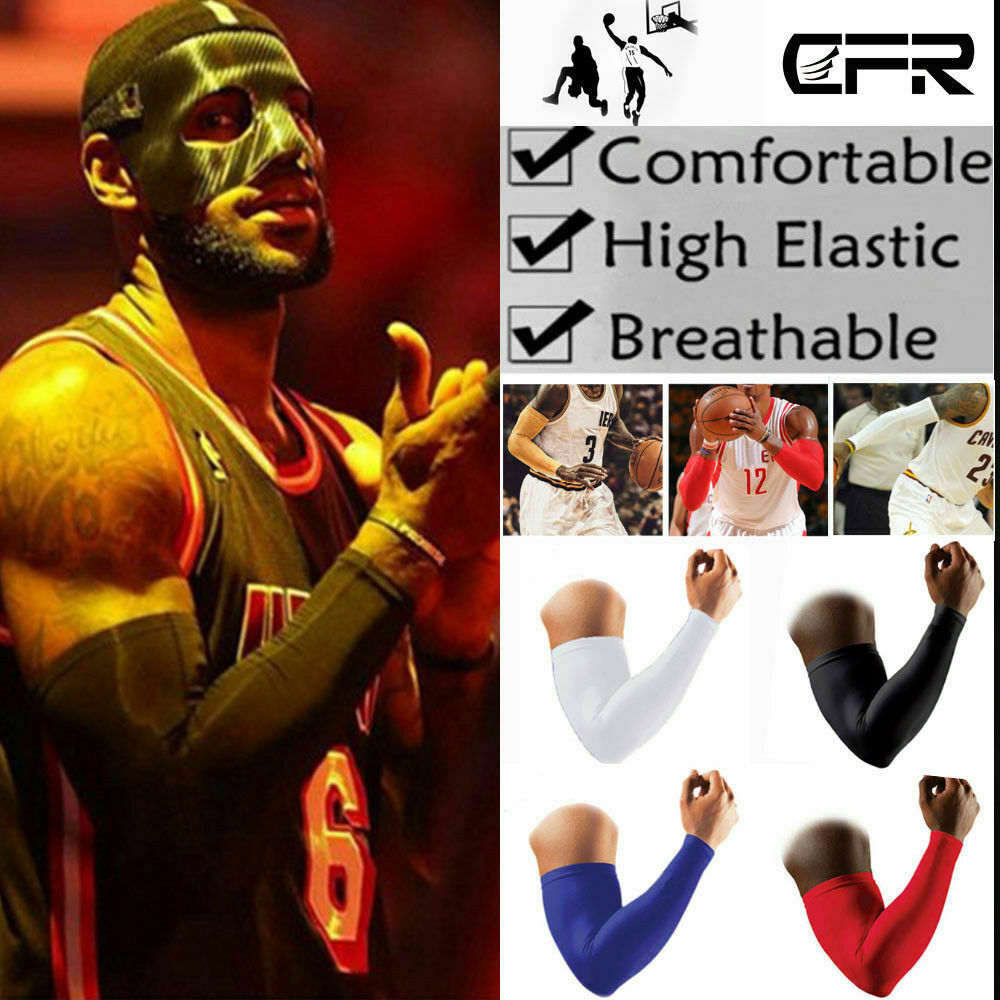 UV Sun Protection Arm Sleeves for Men & Women Sports Compression Cooling Sleeve