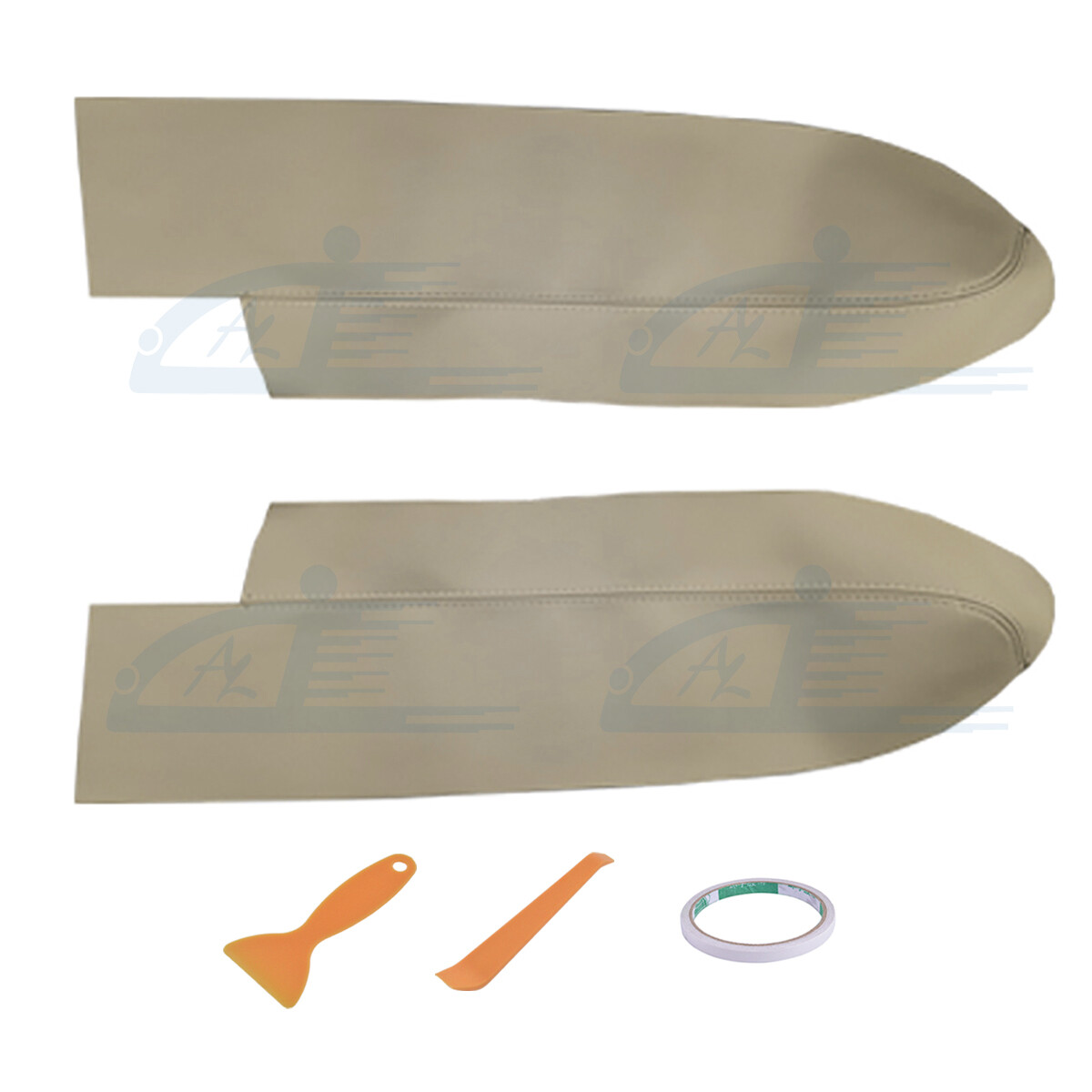 Front Door Panel Armrest Cover Synthetic Leather for Honda CR-V CRV 2007-2012