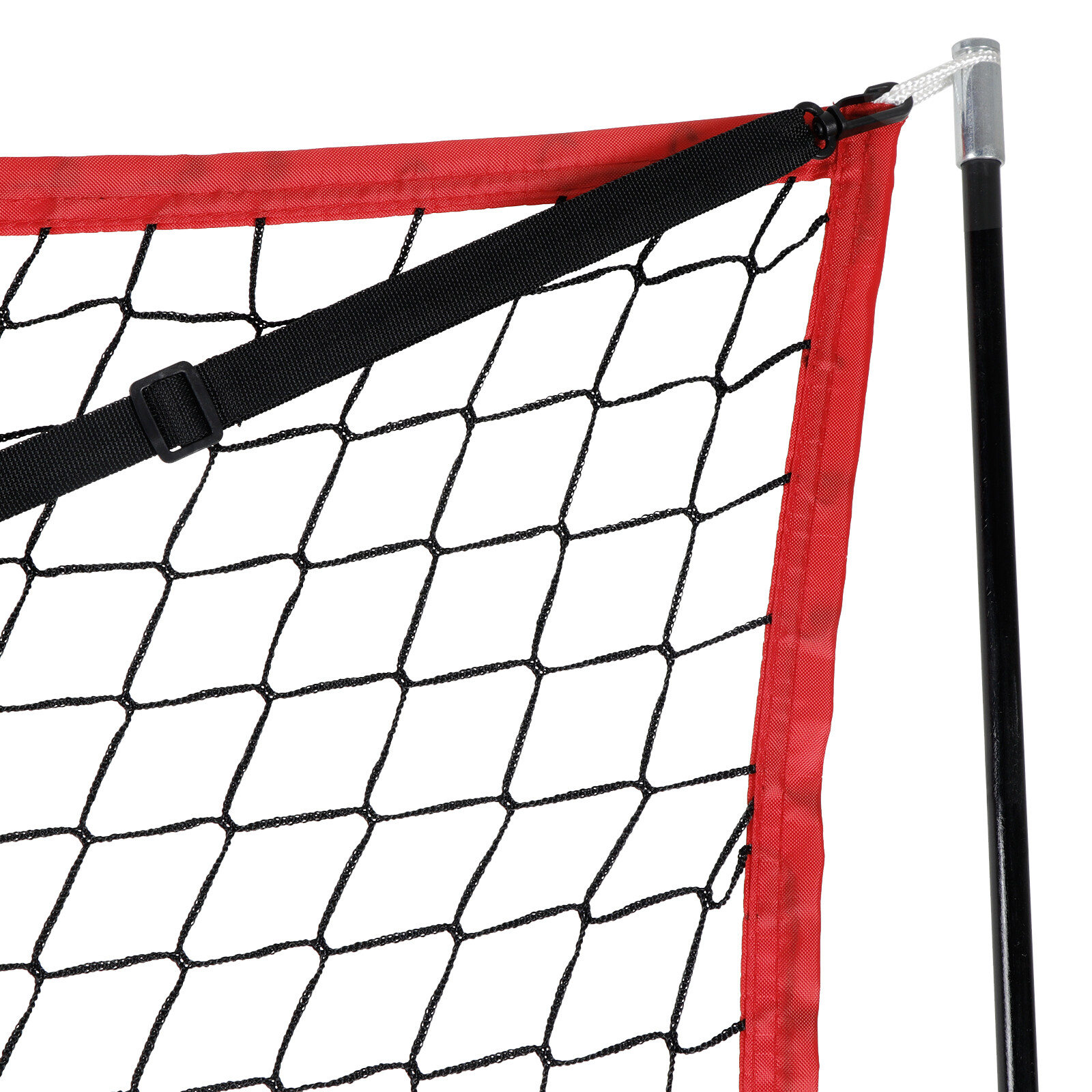 7'×7' Baseball Softball Practice Net Hitting Pitching Training Net w/Strike Zone