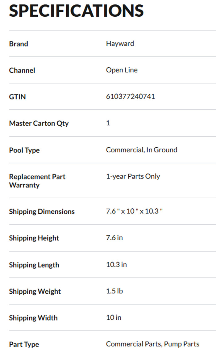 HAYWARD SPX3200LCD VSP DISPLAY- New In Box