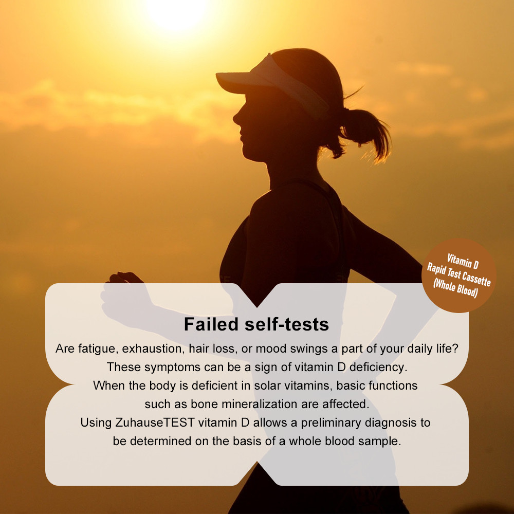 2Pcs*Vitamin D Test Kit Rapid Vitamin D Level Deficiency for Home Health Check