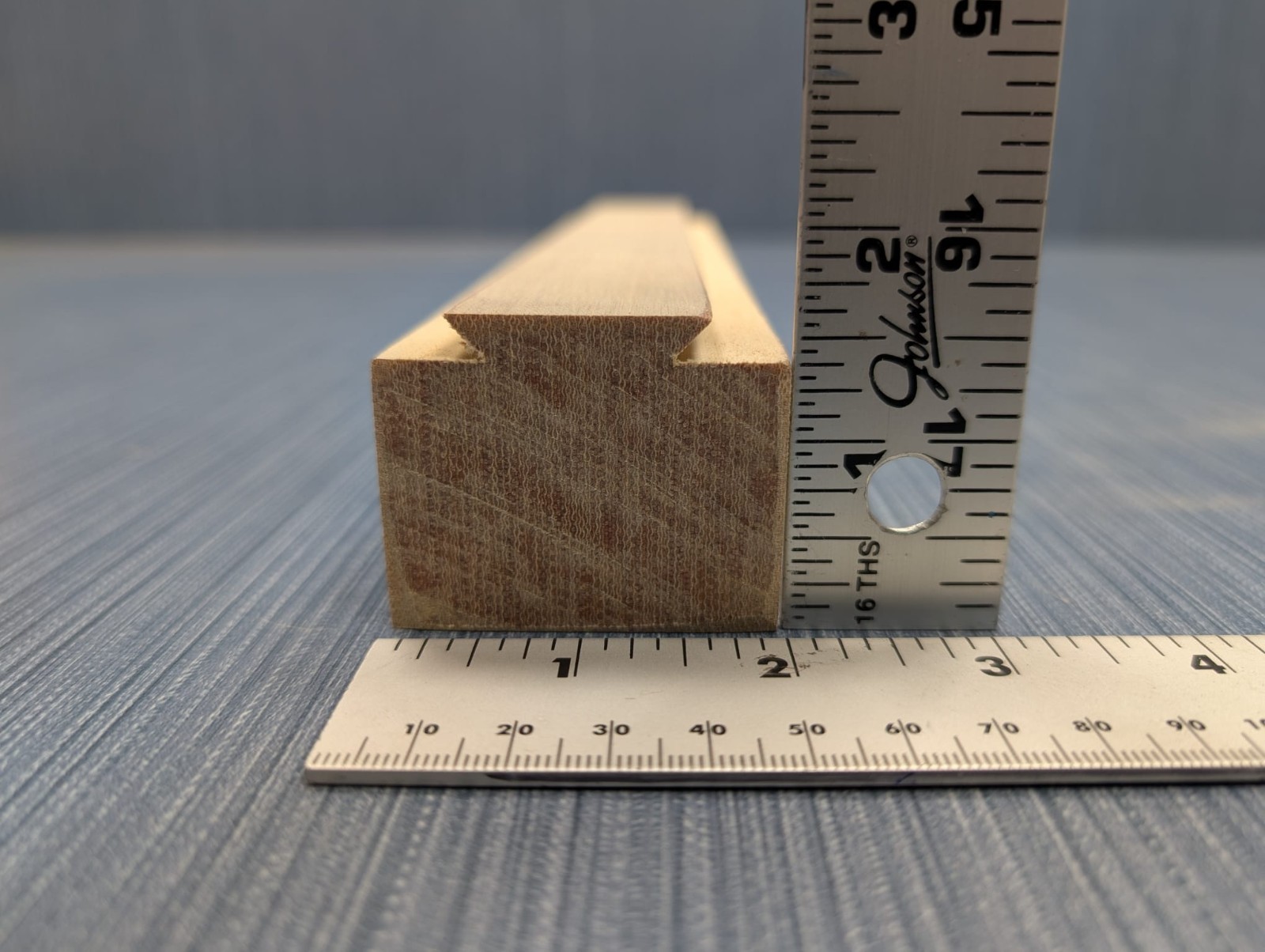 Canvas Micarta Block 2" x 1-3/8" x 11" Tan Color (Knife Handle Material)