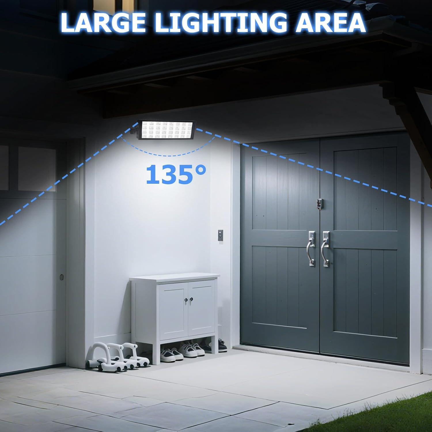150W LED Shop Lights, 6000K 18000LM Work Light for Garage, Plug in Garage Light