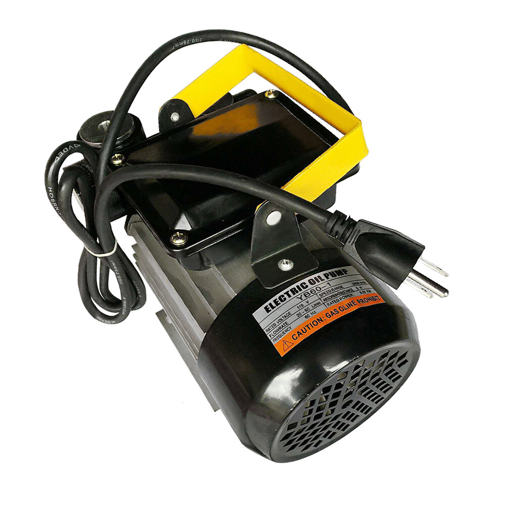 110V AC Self Priming Electric Oil Transfer Change Pump Fuel Diesel Cast Iron US