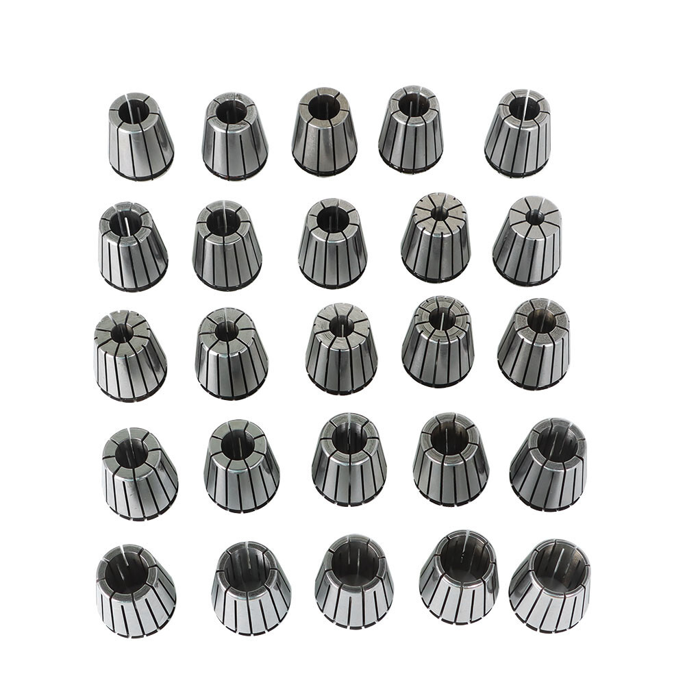 25 Pcs Collet Set ER32 Collet Chuck 1/16" - 3/4" Holder Spring Collet Set