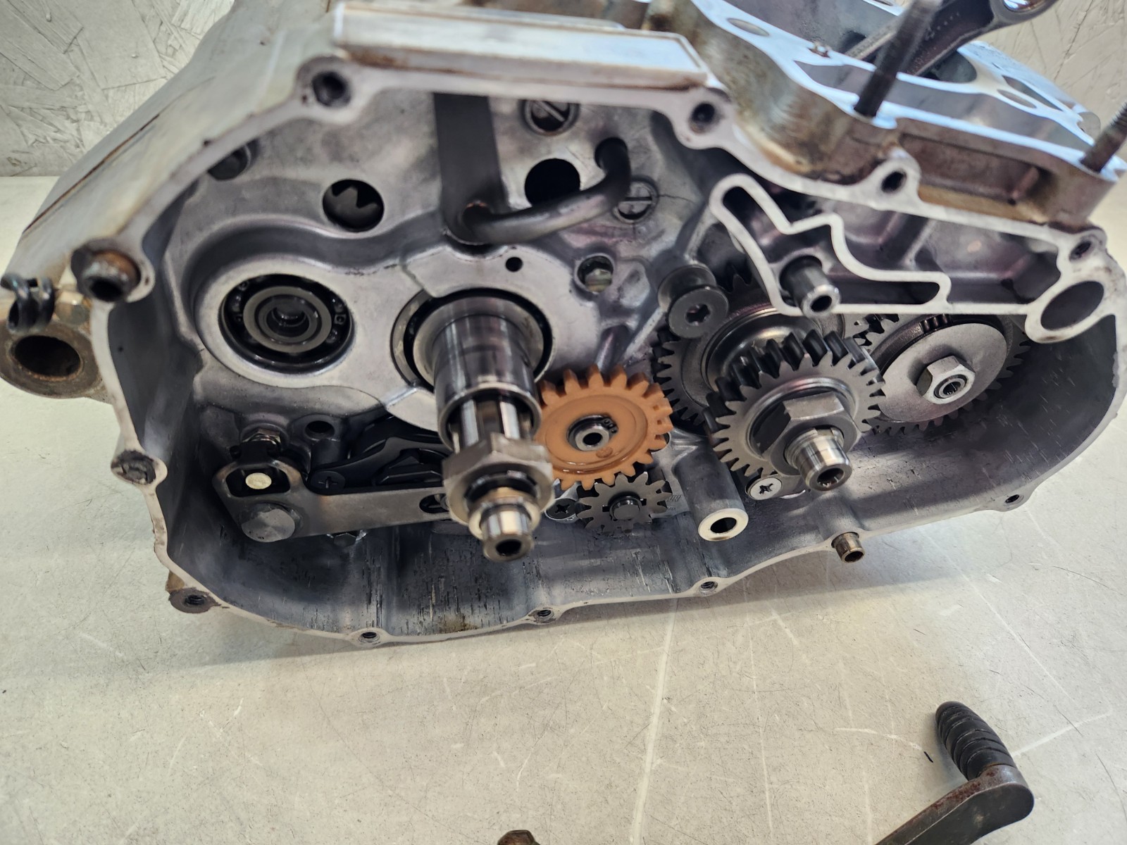 03-08 LTZ400 ltz KFX DVX 400 engine motor bottom end crank case transmission