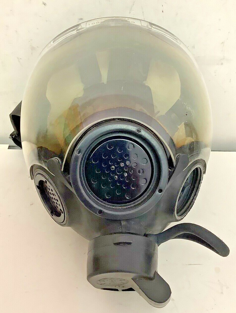 MSA Millennium Full Face Gas Mask CBRN Riot Control Size Medium w/ Backpack