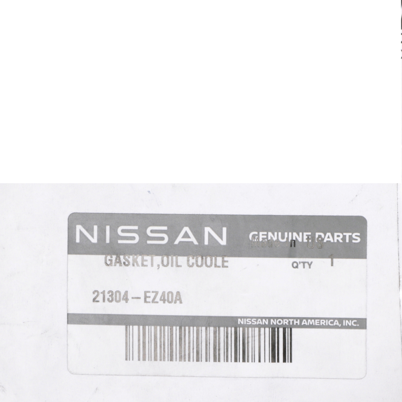 OEM 2016-2020 Nissan Titan Engine Oil Cooler Gasket NEW 21304-EZ40A