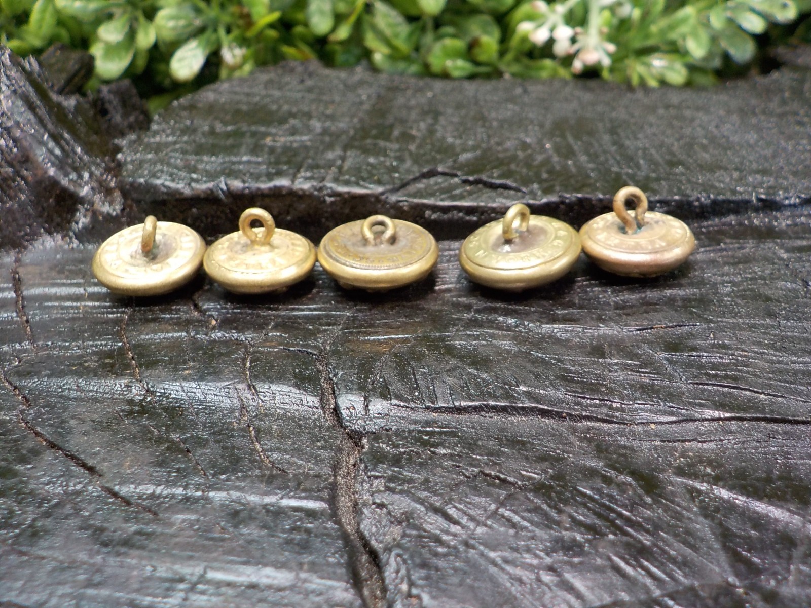 Old Rare Vintage Antique Civil War Relic Eagle Infantry Coat Button Free Case