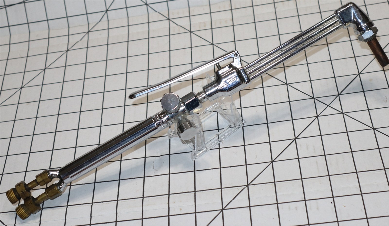 Air Products USA 1921 Torch Handle 6129 Cutting Attachment & Tips Oxy-Acetylene