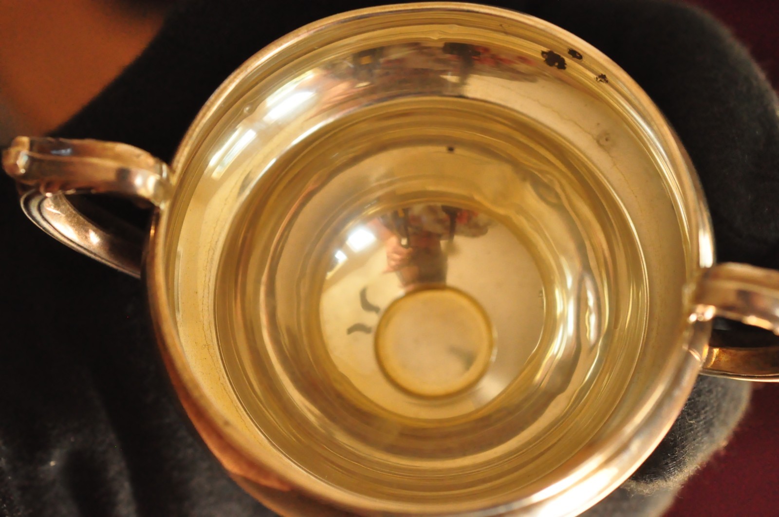 Vintage Crown Sterling Silver Creamer & Sugar – Sterling Weighted – 192g Total –