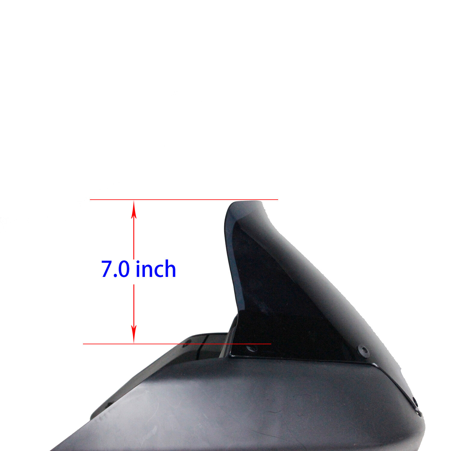 7.0" Dark Blue Windshield Fits Harley 2022-2024 Low Rider ST FXLRST FXRST