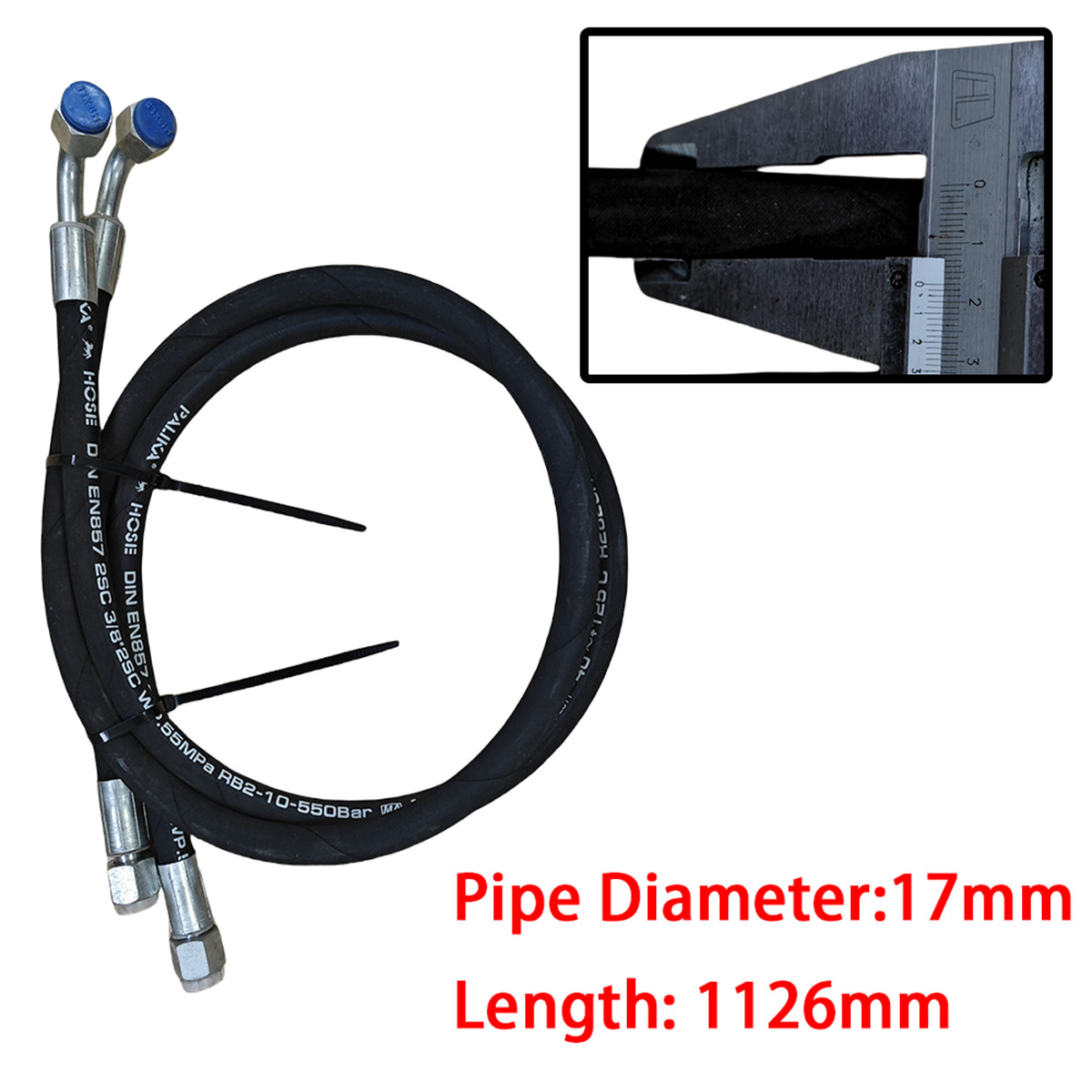 Flail Mower Hydraulic Mowing Flail Mower Attachment for Excavator with Hoses USA