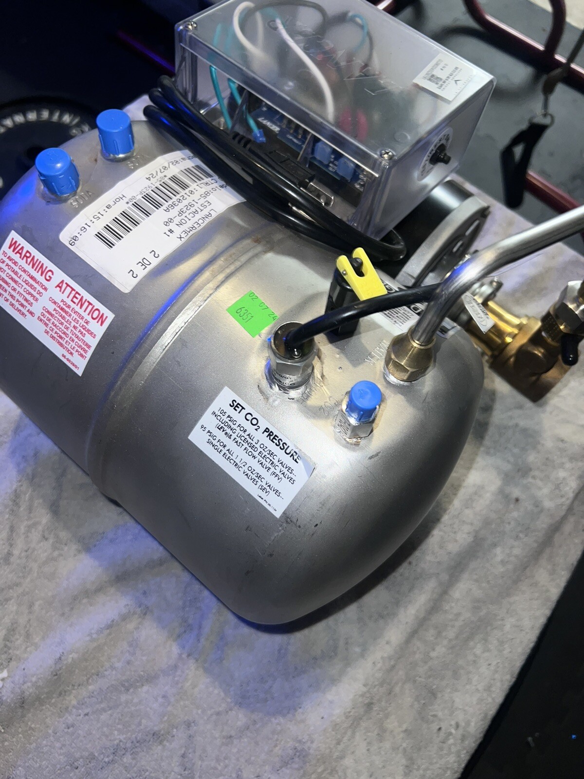 Lancer #85-1923-00 Turbo Carbonator Assembly, Fast Flow, 115v