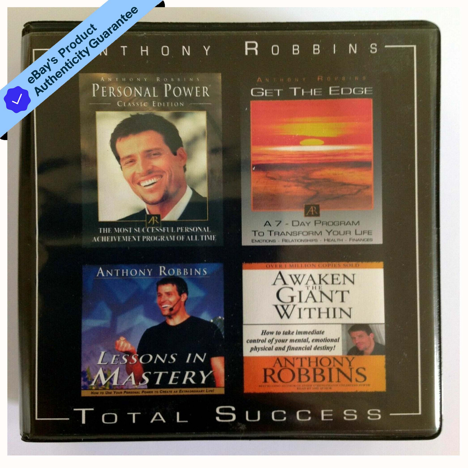 RARE Set Tony Robbins TOTAL SUCCESS Bundle 25 CDs GET THE EDGE + PERSONAL POWER