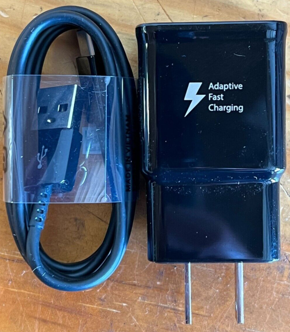 Original Samsung EP-TA20JBE Fast Charger w/ USB Type C Cable EP-DG950CBE Black